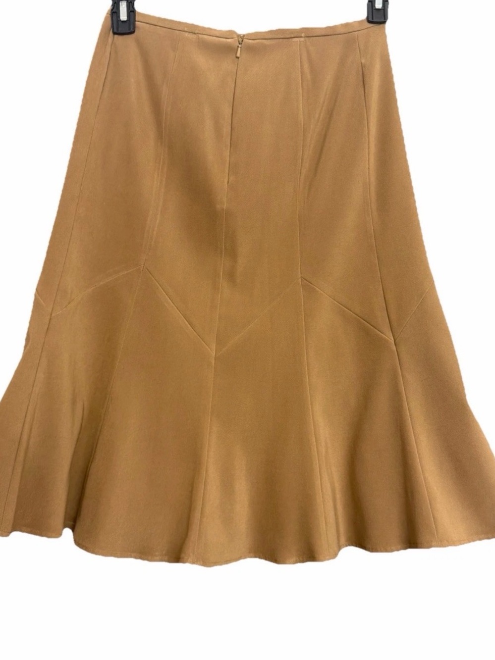 Vintage Harold's Camel Tan Paneled Mermaid Midi corporate -old money-sz4